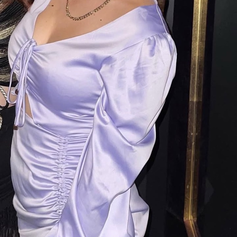 Fashion Nova Lavender Mini Dress